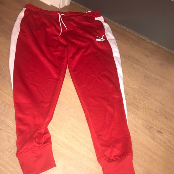Puma archive long life jogger track pants red 3xl - Picture 2 of 3